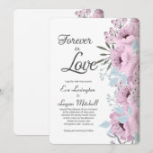 Für immer in Liebe-Wedding Einladung (Vorne/Hinten)