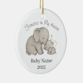 Für immer in meinem Herzen Baby Loss Ornament (Rechts)