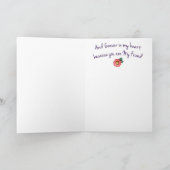 Für immer in meinem Herzen - Grußkarte Karte (Innenseite)