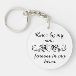 Für immer in meinem Herzen Haustier Erinnerung Per Schlüsselanhänger