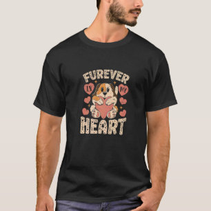 Für immer in meinem Herzen Hund Süße Aussage Herz T-Shirt