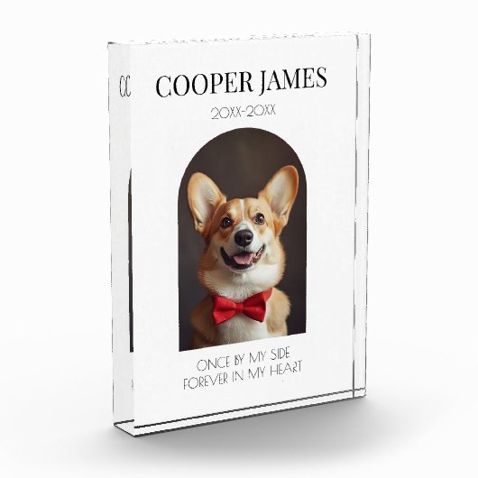 Für immer in meinem Herzen Pet Loss Memorial Keepa Fotoblock (Links)