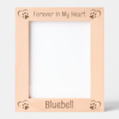 Für immer in meiner Erinnerung an Herzklopfen Geätzte Rahmen (Vorderseite)