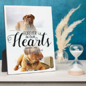 Für immer in unserem Foto Hearts Pets Fotoplatte (Seite)