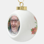 Für immer in unserem Foto zur Erinnerung an die He Keramik Kugel-Ornament (Rechts)