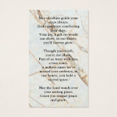 Für immer in unserem Hearts Beerdigungsgebet (Rückseite)