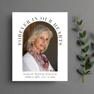 Für immer in unserem Hearts Foto Memorial Vielen D