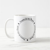 Für immer in unserem Hearts Foto Pet Memorial Kaffeetasse (Links)