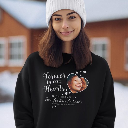 Für immer in unserem Hearts-Gedächtnis Sweatshirt