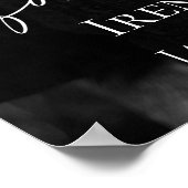 Für immer in unserem Hearts Memorial Beerdigung Tr Poster (Ecke)