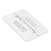 Für immer in unserem Hearts Memorial einfaches mod Magnet (Rechte Seite)