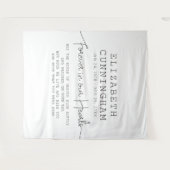 Für immer in unserem Hearts Memorial einfaches mod Wandteppich (Vorderseite (Horizontal))