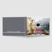 Für immer in unserem Hearts Modern Lines Foto Memo Gästebuch (Voll)