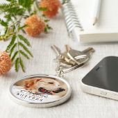 Für immer in unserem Hearts Pet Memorial Modernes  Schlüsselanhänger (Seite)