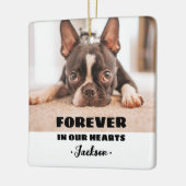 Für immer in unserem Hearts Pet Memorial Ornament (Links)