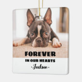 Für immer in unserem Hearts Pet Memorial Ornament (Links)