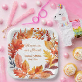 Für immer in unserem Herz Beerdigung Fall Bloralfa Pappteller (Party)