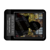 Für immer in unserem Herz-Foto Magnet (Horizontal)