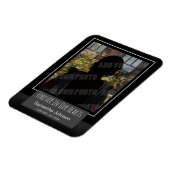 Für immer in unserem Herz-Foto Magnet (Linke Seite)