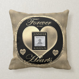 Für immer in unserem Herz-Gedächtnis Kissen