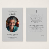 Für immer in unserem Herz katholische Beerdigungsk (Vorne & Hinten)