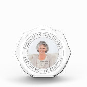 Für immer in unserem Herz Memorial Elegantes Foto (Vorderseite)