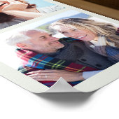 Für immer in unserem Herz Multi Foto Collage Memor Poster (Ecke)
