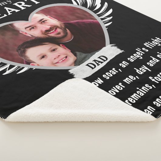 Für immer in unserem Herzen Angel Memorial Keepake Sherpadecke (3/4)