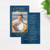 Für immer in unserem Herzen Beerdigung Foto Gebet (Schreibtisch)