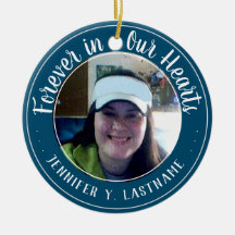 Für immer in unserem Herzen ein Foto Erinnerung