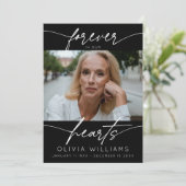 Für immer in unserem Herzen einfache Skript-Foto B Programm (Stehend Vorderseite)