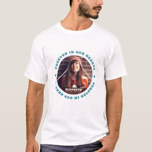 Für immer in unserem Herzen Einfaches Modernes Fot T-Shirt
