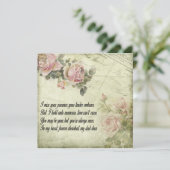 Für immer in unserem Herzen: Erinnern an den Vater Einladung (Stehend Vorderseite)