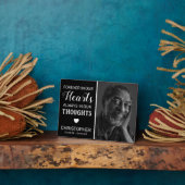 Für immer in unserem Herzen | Familiendenkmal Fotoplatte (Seite)