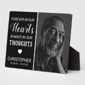 Für immer in unserem Herzen | Familiendenkmal Fotoplatte (Seite)