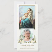 Für immer in unserem Herzen Foto Beerdigung Dankes (Vorderseite)