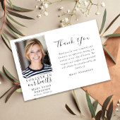 Für immer in unserem Herzen Foto Beerdigung Dankeskarte