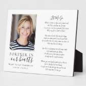 Für immer in unserem Herzen Foto Beerdigung Gebet Fotoplatte (Seite)