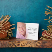 Für immer in unserem Herzen Foto Beerdigungsdenkma Fotoplatte (Seite)