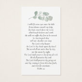 Für immer in unserem Herzen Foto Beerdigungskarte (Rückseite)