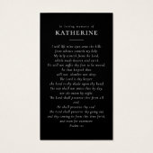 Für immer in unserem Herzen Foto Beerdigungskarte (Rückseite)