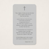 Für immer in unserem Herzen Foto Beerdigungskarte (Rückseite)