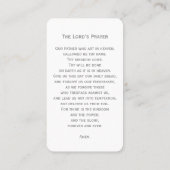 Für immer in unserem Herzen Foto Beerdigungskarte Visitenkarte (Rückseite)