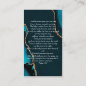 Für immer in unserem Herzen Foto Beerdigungskarte Visitenkarte (Rückseite)