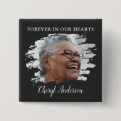 Für immer in unserem Herzen | FOTO Button (Vorderseite)