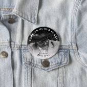 Für immer in unserem Herzen | Foto-Gedenkfeier Button (Beispiel)