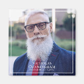 Für immer in unserem Herzen Foto Memorial Keepake Magnet (Vorne)