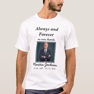 Für immer in unserem Herzen   Foto Memorial T - Sh T-Shirt