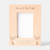 Für immer in unserem Herzen | Guardian Angel 6x4 Geätzte Rahmen (Vorderseite)