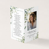 Für immer in unserem Herzen Kleine Beerdigung Gebe (Vorderseite)